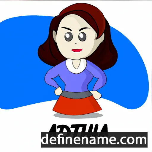 cartoon of the name Alditha