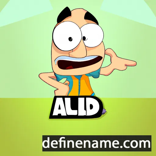 cartoon of the name Aldu