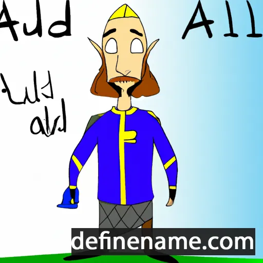 cartoon of the name Aldulf