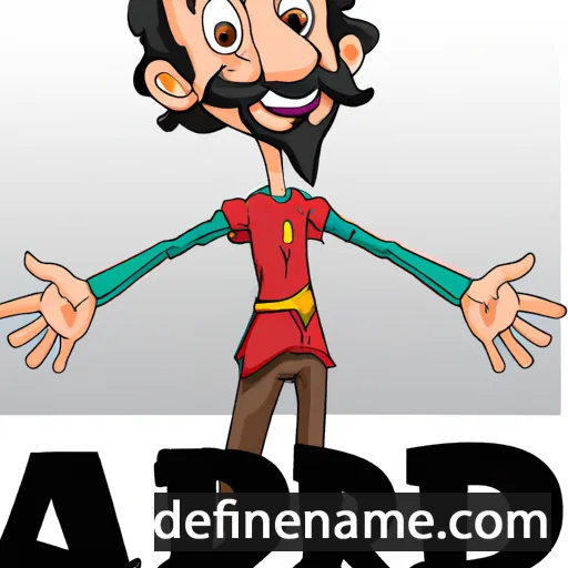 cartoon of the name Aldur