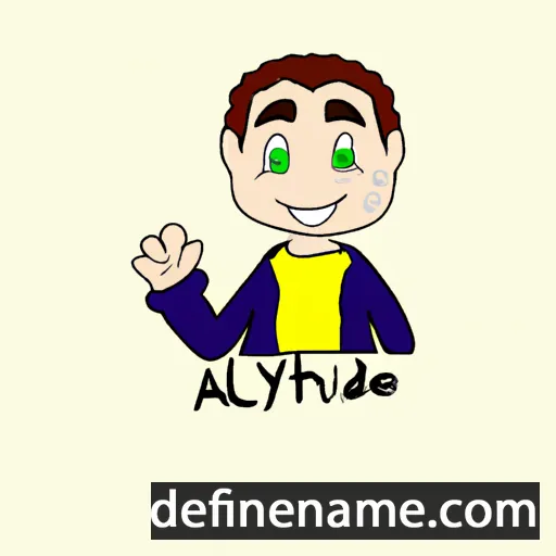 cartoon of the name Aldyth