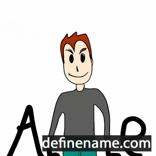 cartoon of the name Ale