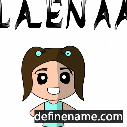 Aleana cartoon