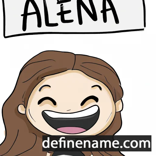 Aleanna cartoon