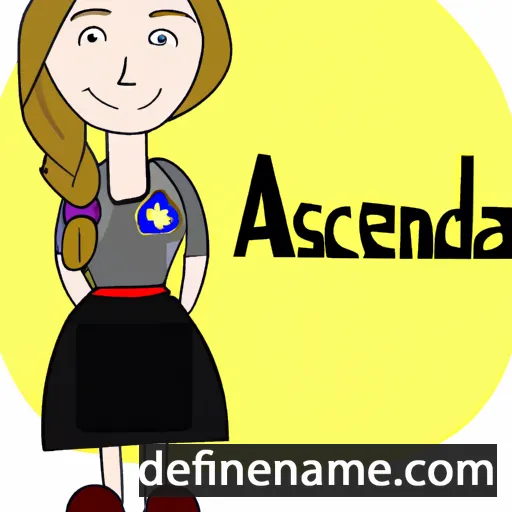 cartoon of the name Alecsandra