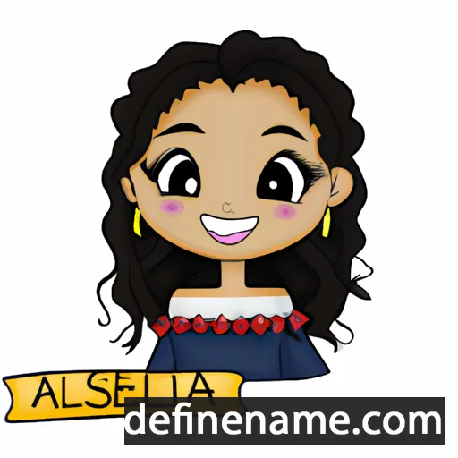 Aleesia cartoon