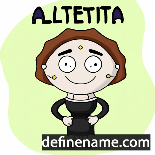 Aleftina cartoon