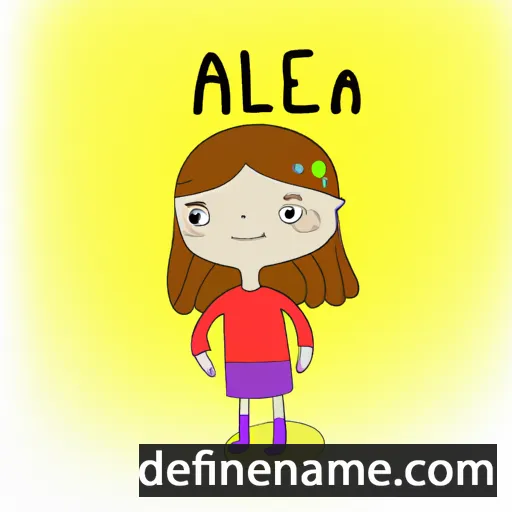 Aleia cartoon