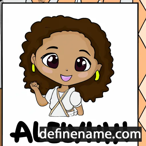 Aleiyah cartoon