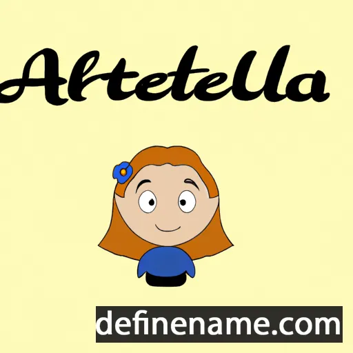 cartoon of the name Alejandrita