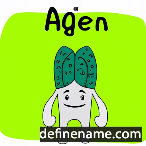 Álgen cartoon