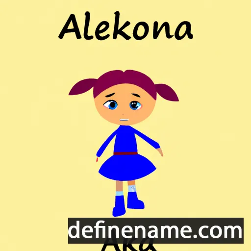 Alekona cartoon