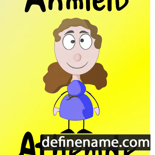 cartoon of the name Alemandine