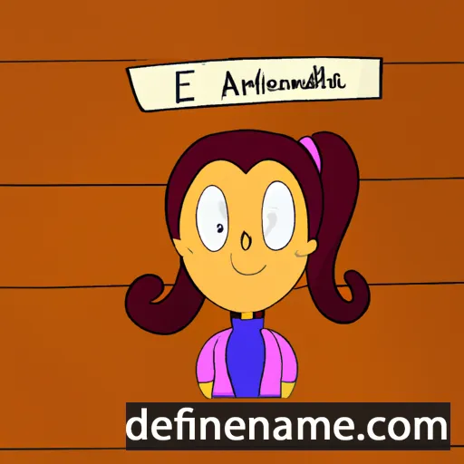 Alemandrina cartoon