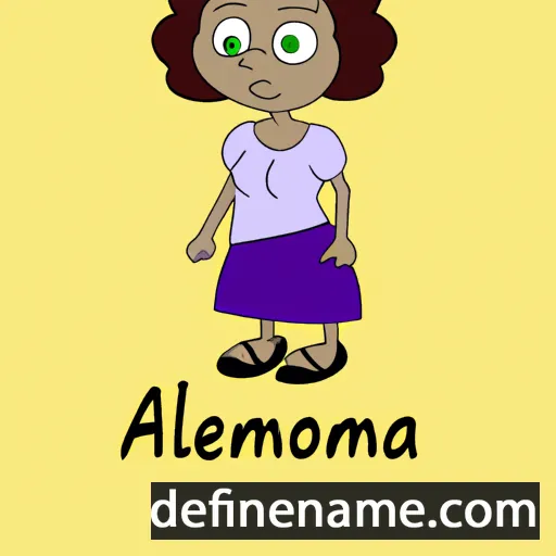 Alemona cartoon