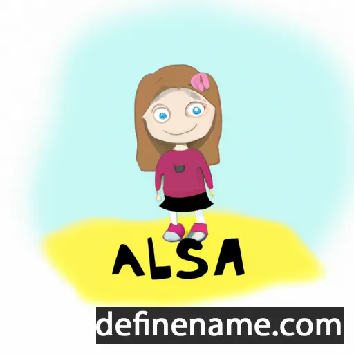 Aleška cartoon