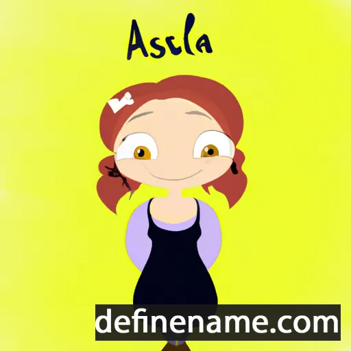 cartoon of the name Alesija