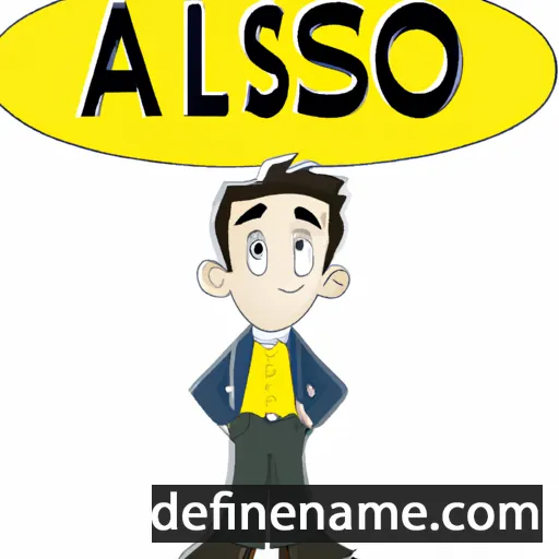 cartoon of the name Alesio