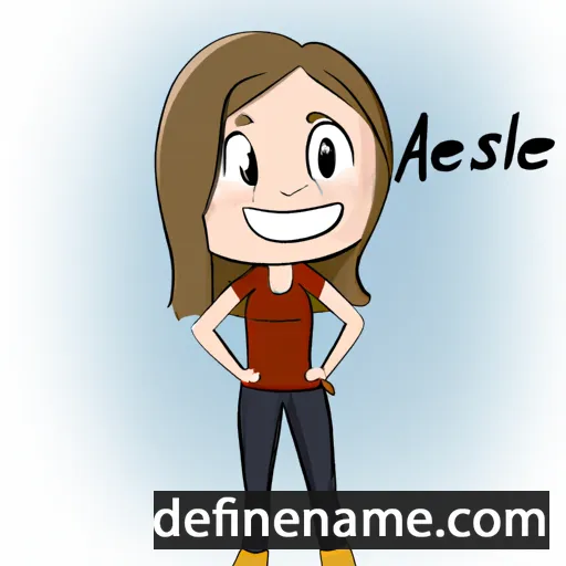 Alessie cartoon