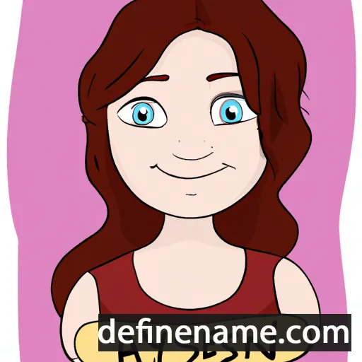 cartoon of the name Alesyn