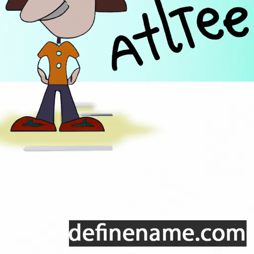 cartoon of the name Alete