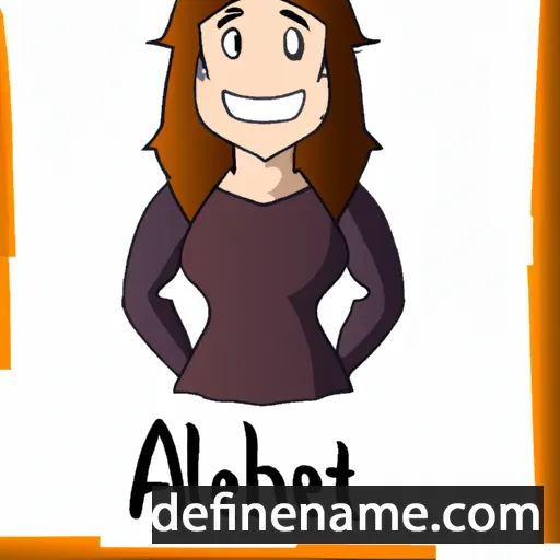 cartoon of the name Aleth