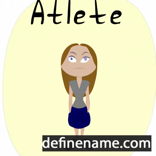 cartoon of the name Alethe