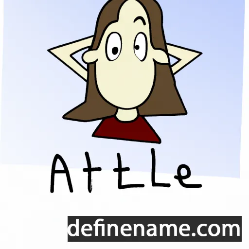 cartoon of the name Alette