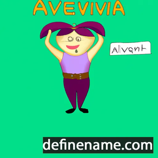 cartoon of the name Alevtīna