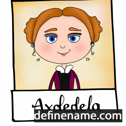 cartoon of the name Alexanderina