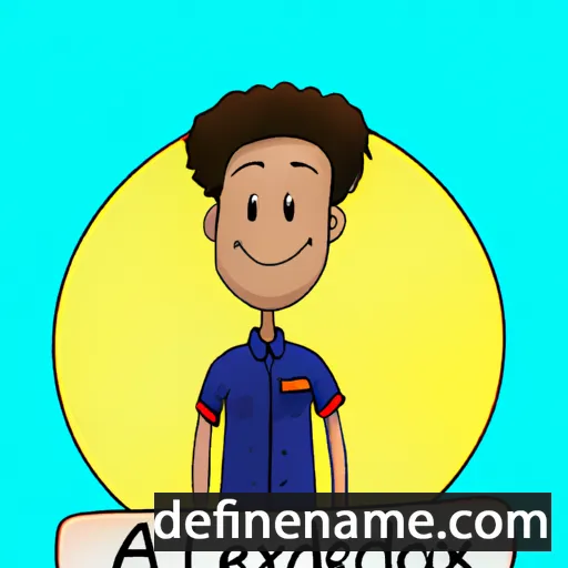 cartoon of the name Alexandro