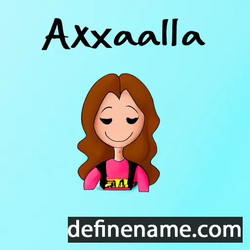 cartoon of the name Alexianna