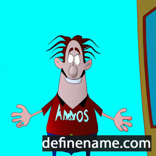 cartoon of the name Alexinomos