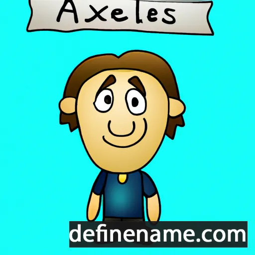 cartoon of the name Alexiteles