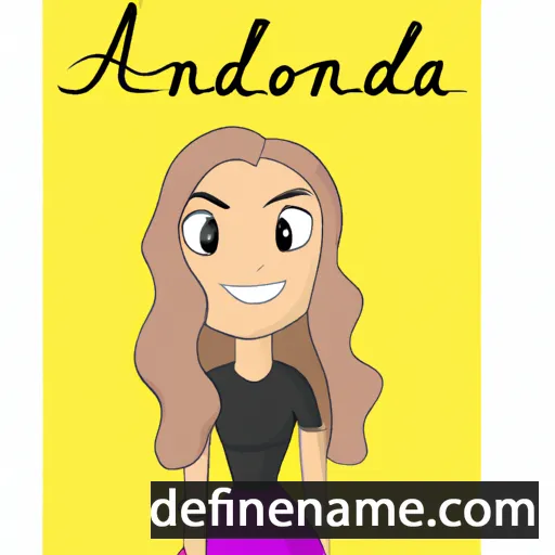 cartoon of the name Alexondra