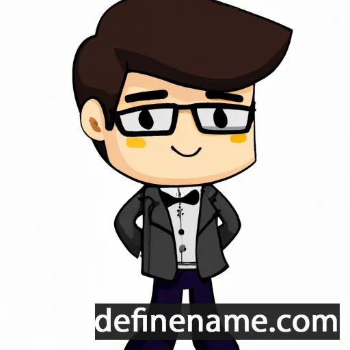 cartoon of the name Alexssandro