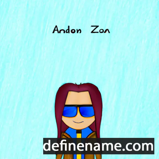 cartoon of the name Alexzondra