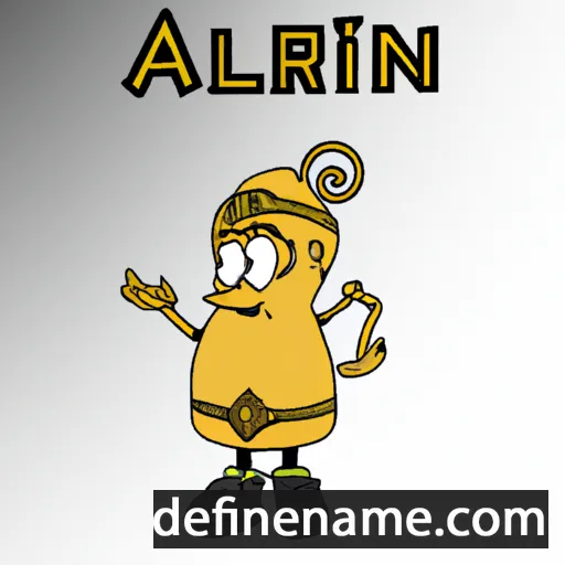 cartoon of the name Alfarinn