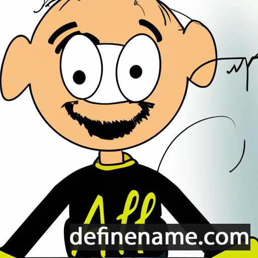 cartoon of the name Alfi