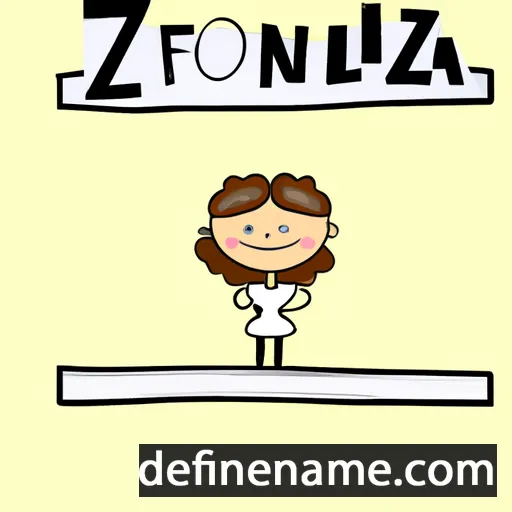 cartoon of the name Alfonzina