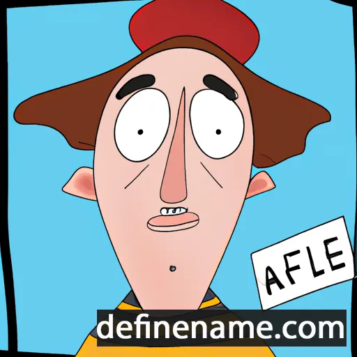 Alfrède cartoon