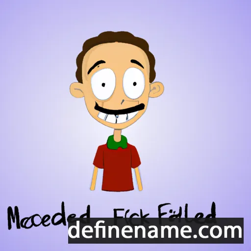 cartoon of the name Alfrederick