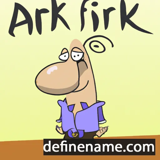 cartoon of the name Alfrik