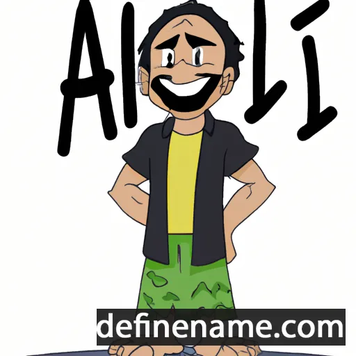 Ali'i cartoon