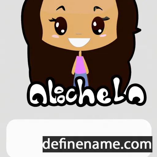 cartoon of the name Alieah