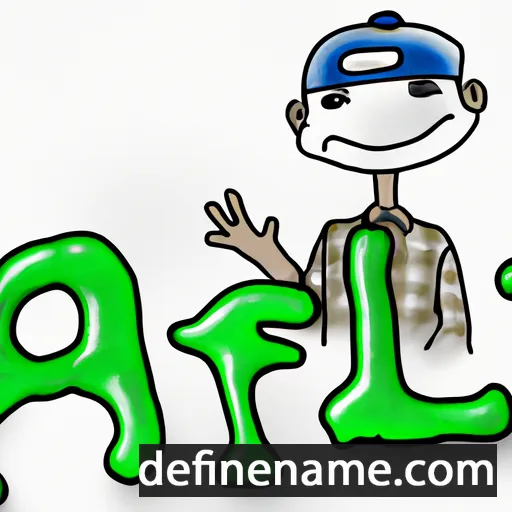 cartoon of the name Alife