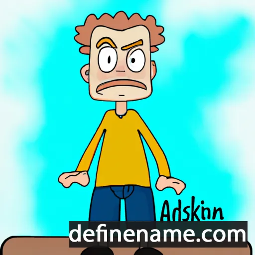 cartoon of the name Aliksandr