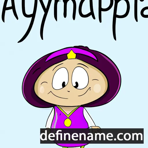 cartoon of the name Alimpiya