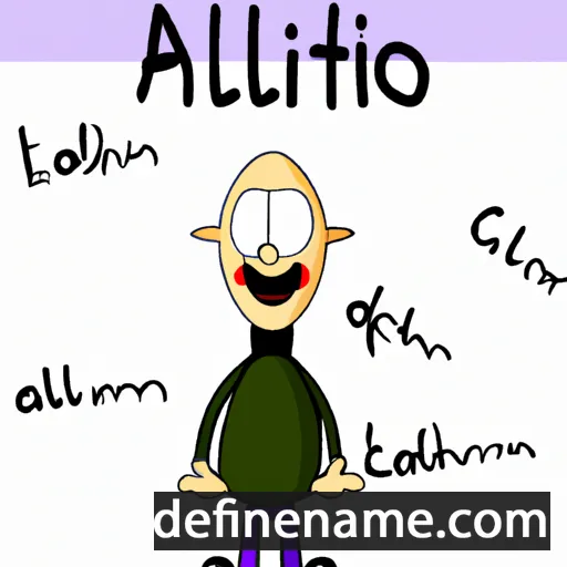 cartoon of the name Alioth