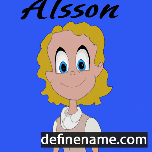 Alisone cartoon